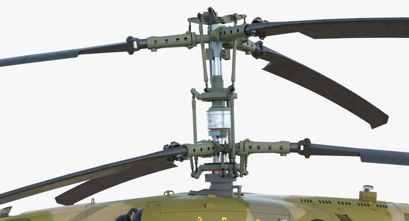 3D Attack Helicopter Kamov KA-50 Black Shark