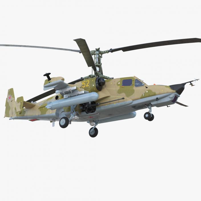 3D Attack Helicopter Kamov KA-50 Black Shark