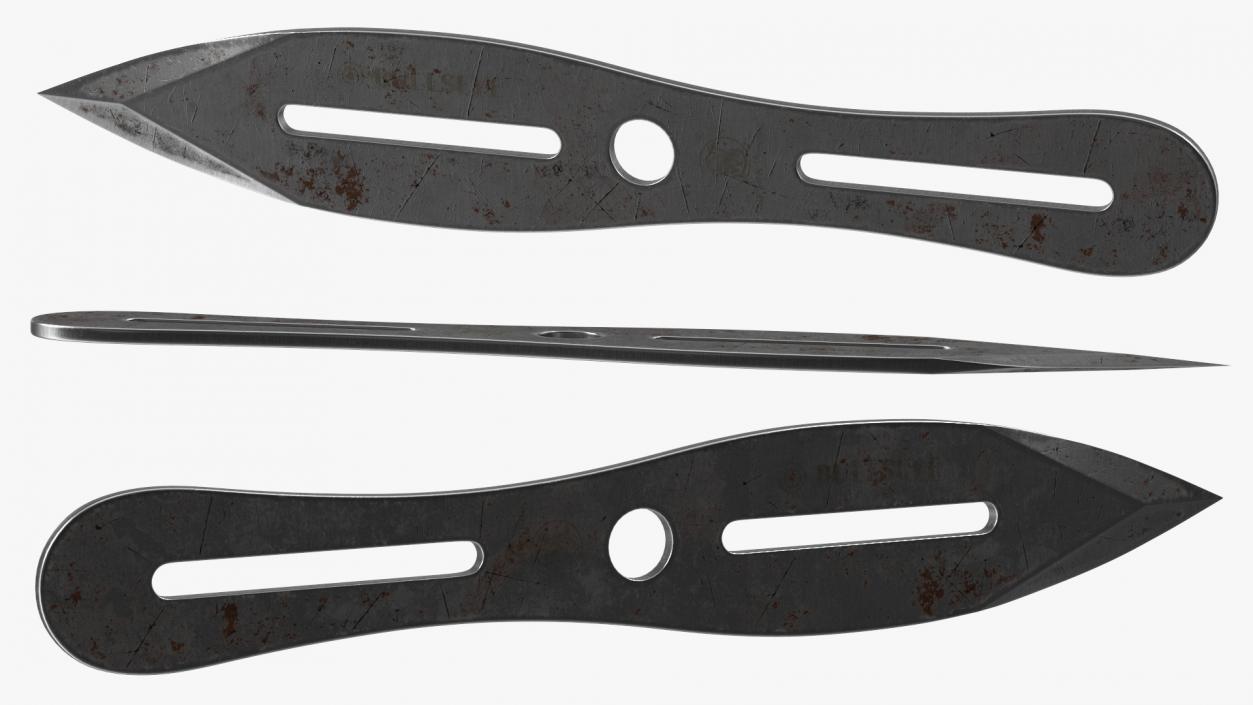 3D Throwing Knives Collection