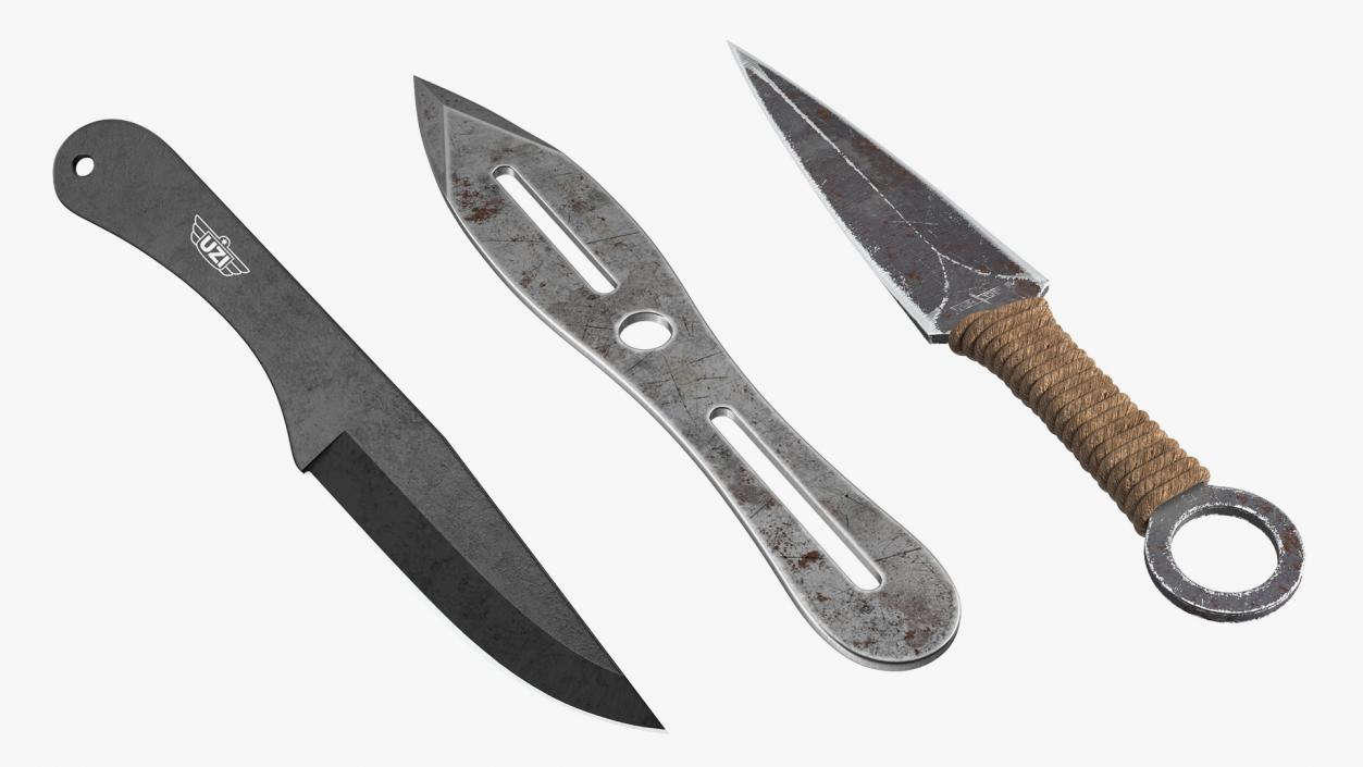 3D Throwing Knives Collection