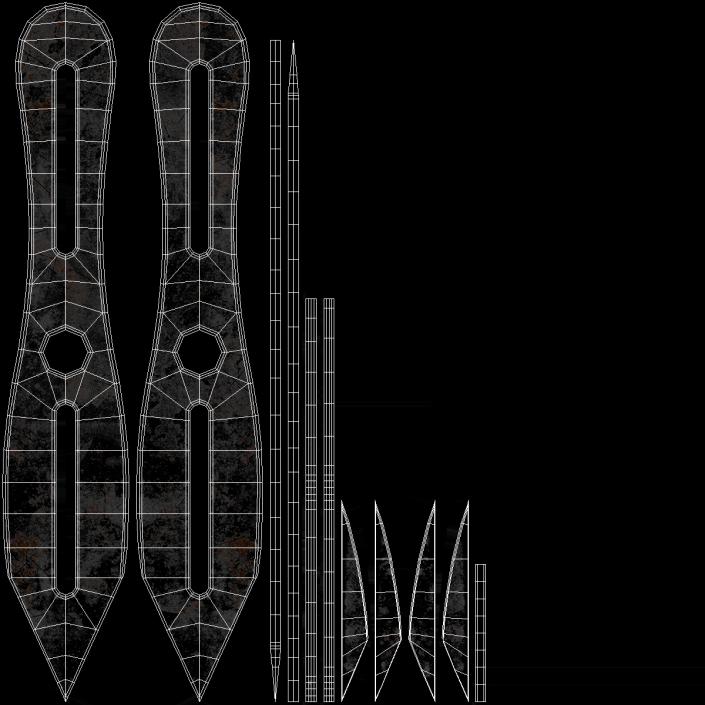 3D Throwing Knives Collection