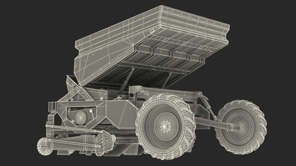 Miedema Structural 4000 Potato Planter Green 3D model