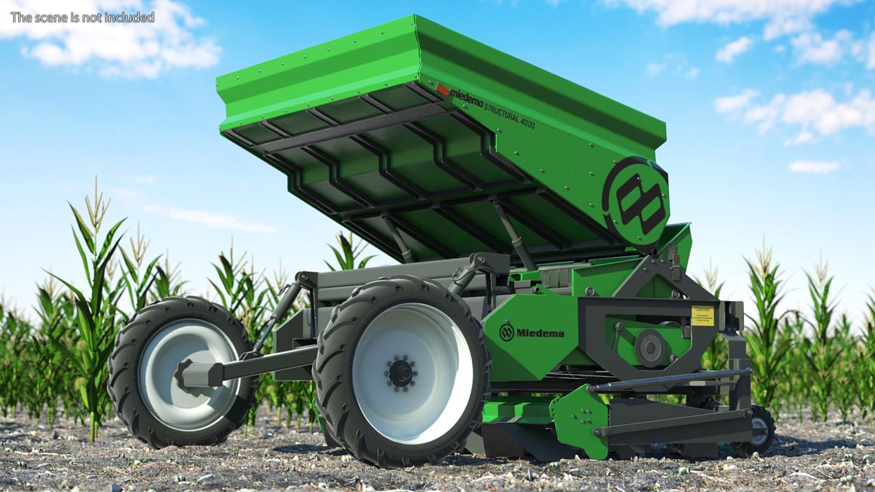 Miedema Structural 4000 Potato Planter Green 3D model