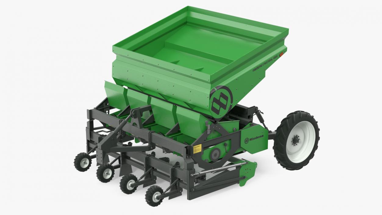 Miedema Structural 4000 Potato Planter Green 3D model