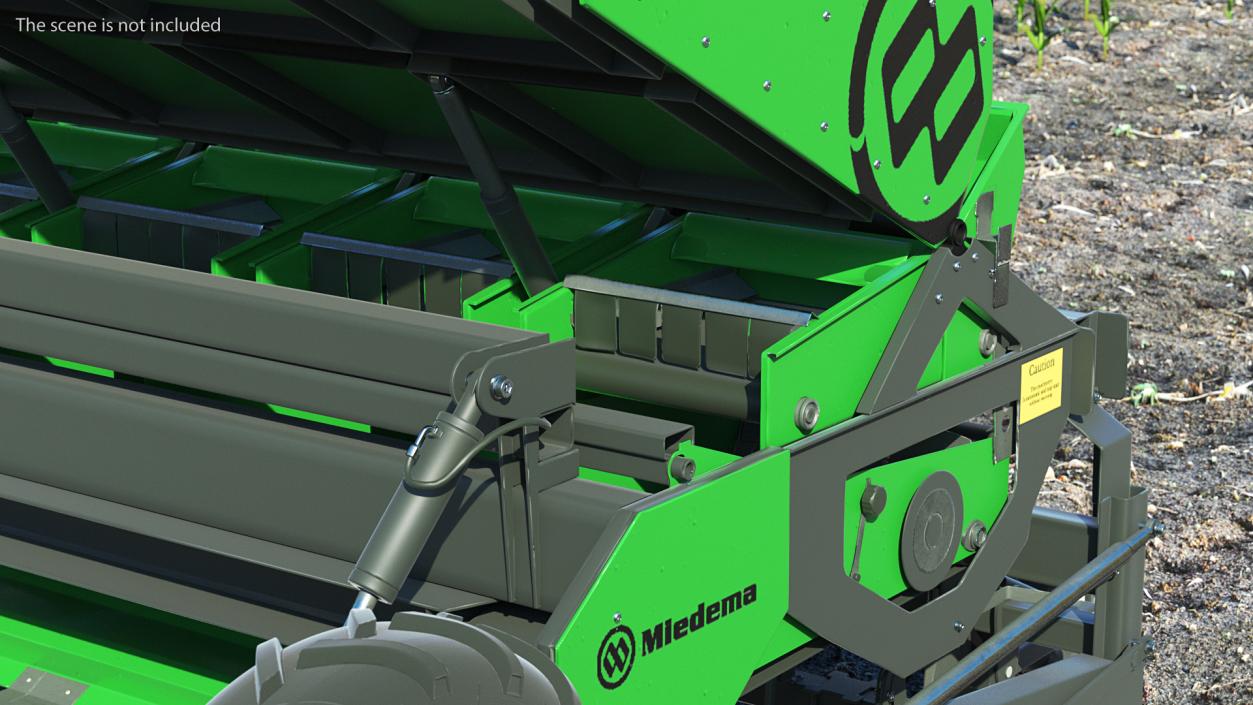 Miedema Structural 4000 Potato Planter Green 3D model