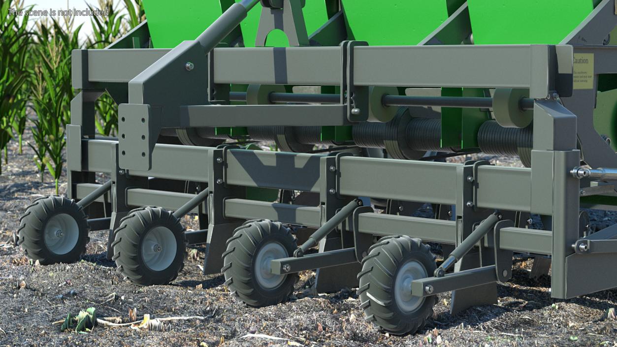 Miedema Structural 4000 Potato Planter Green 3D model