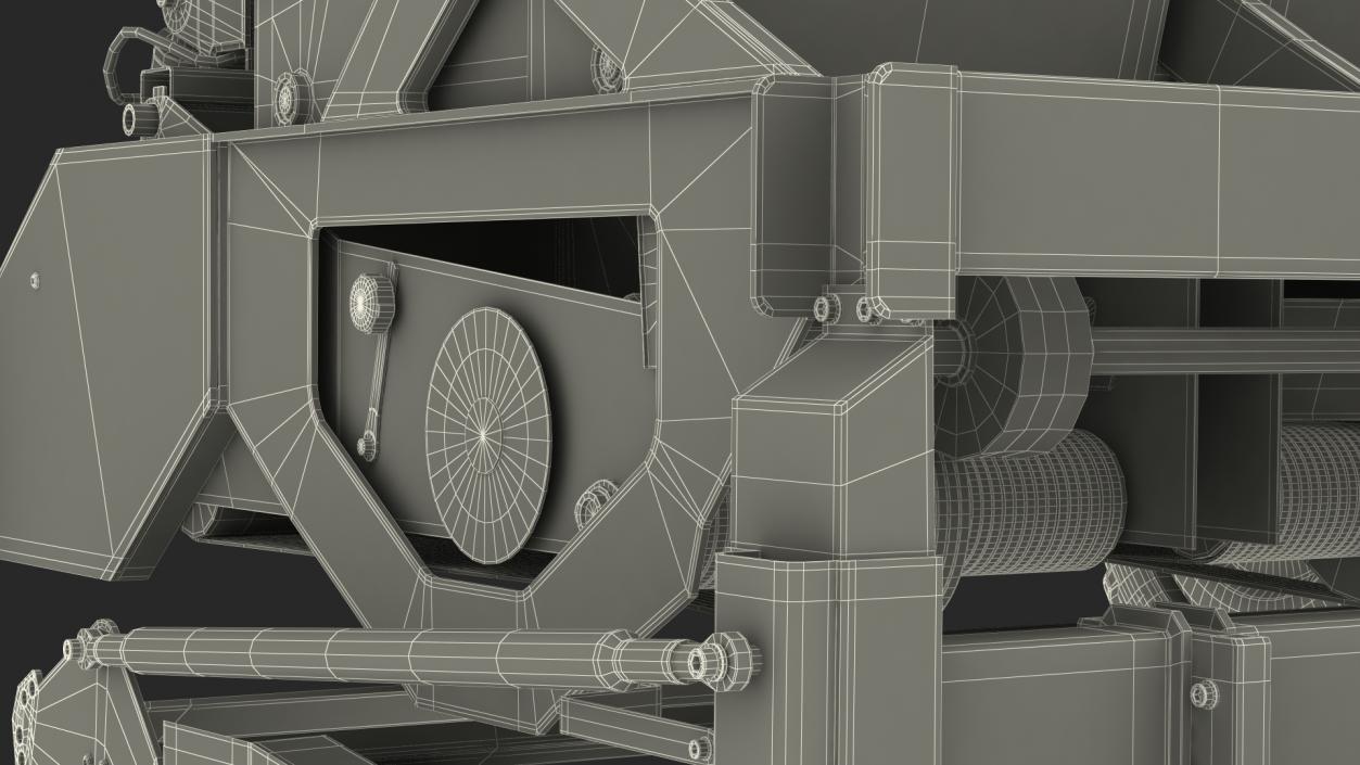 Miedema Structural 4000 Potato Planter Green 3D model