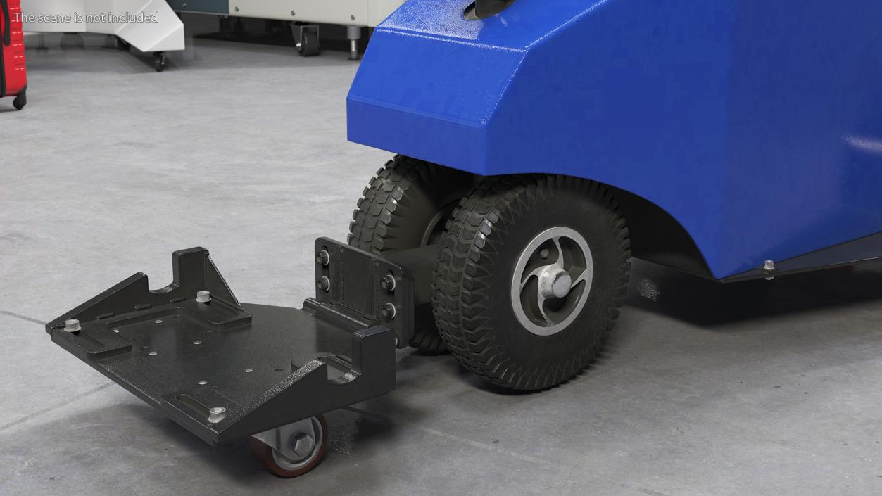 Electric Trolley Mover Blue 3D