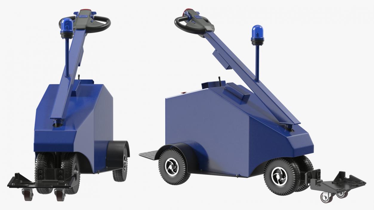 Electric Trolley Mover Blue 3D