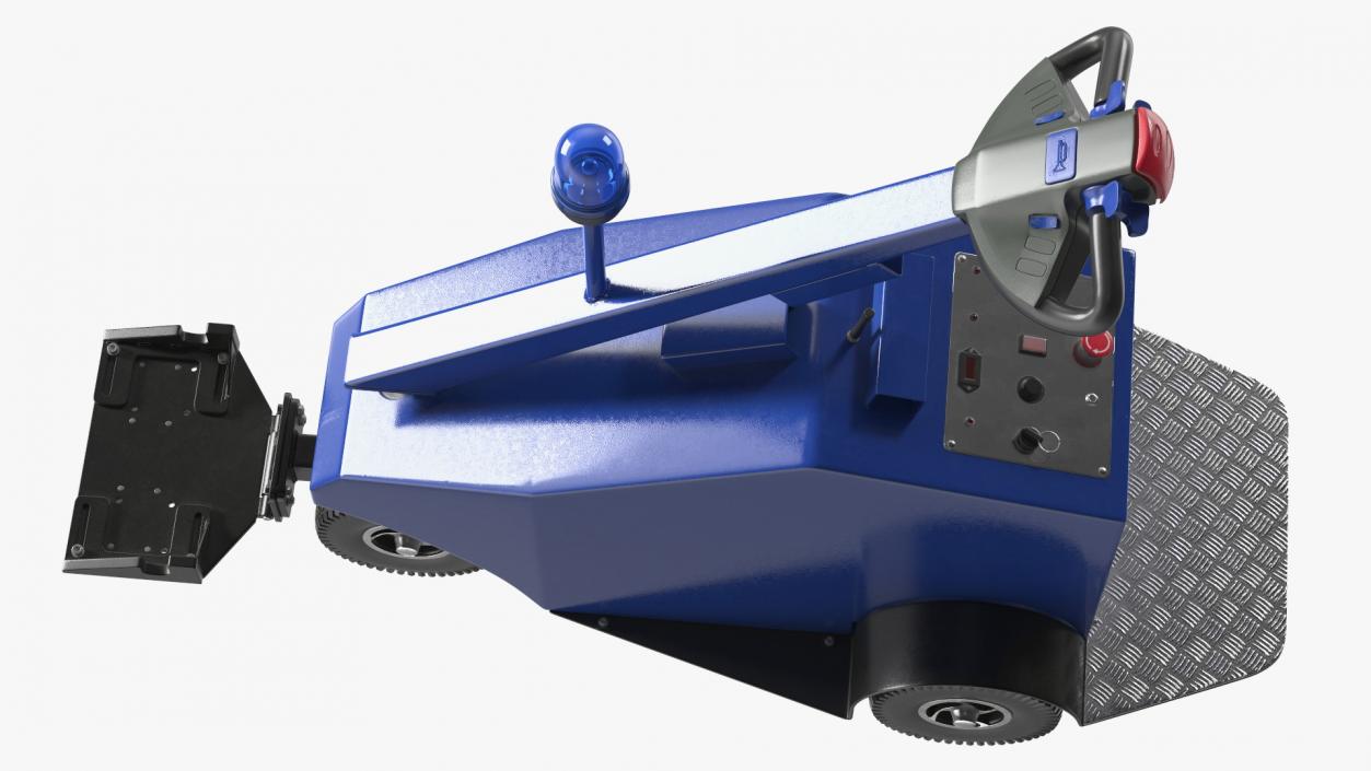 Electric Trolley Mover Blue 3D