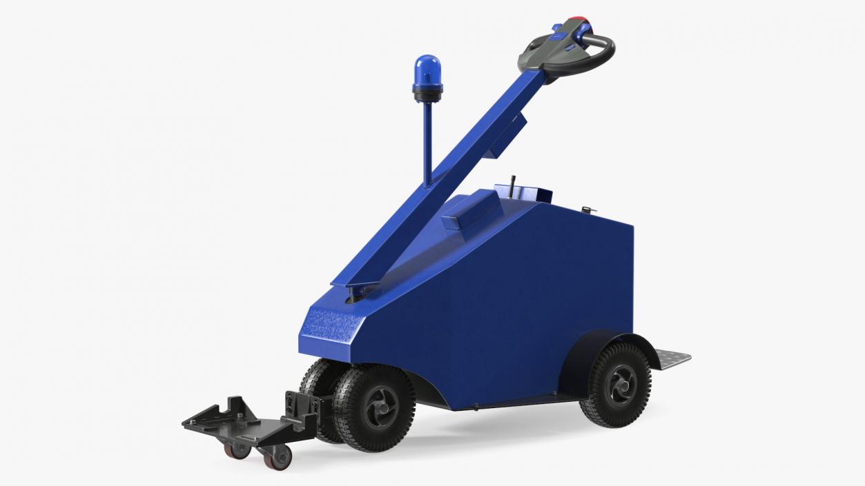 Electric Trolley Mover Blue 3D