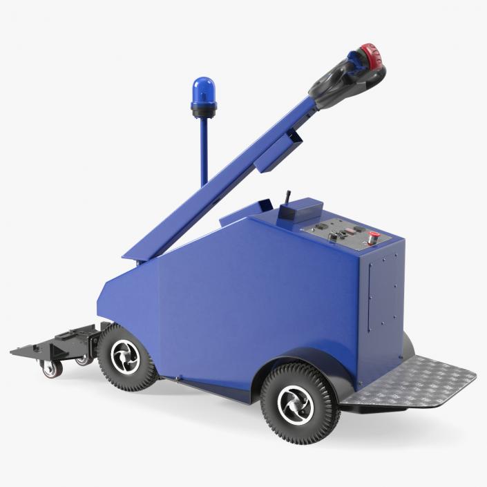 Electric Trolley Mover Blue 3D