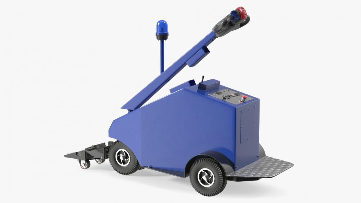 Electric Trolley Mover Blue 3D