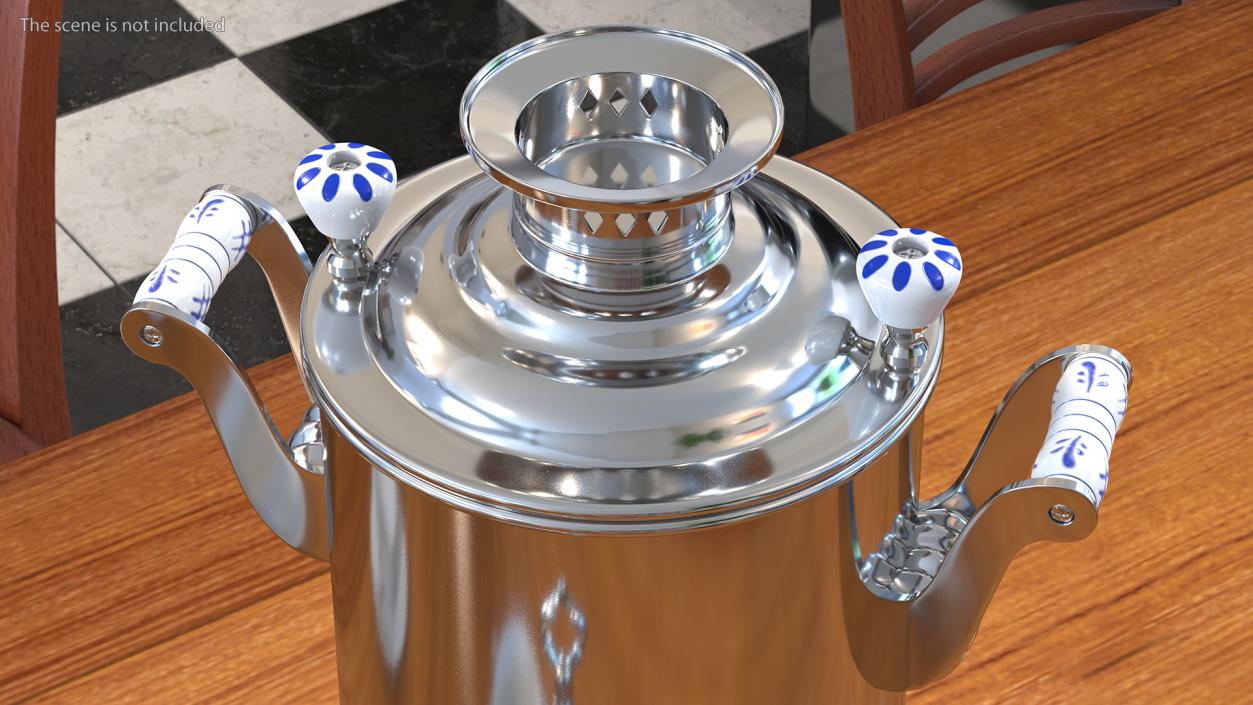 Modern Russian Samovar 3D