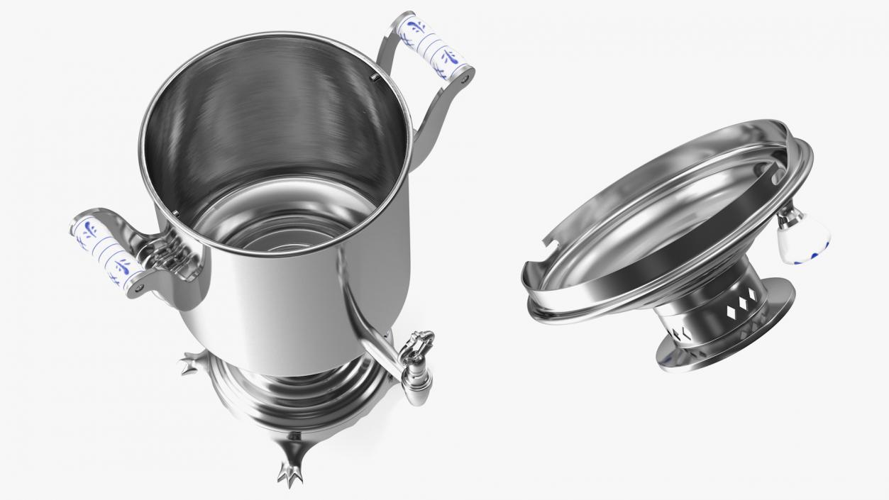 Modern Russian Samovar 3D