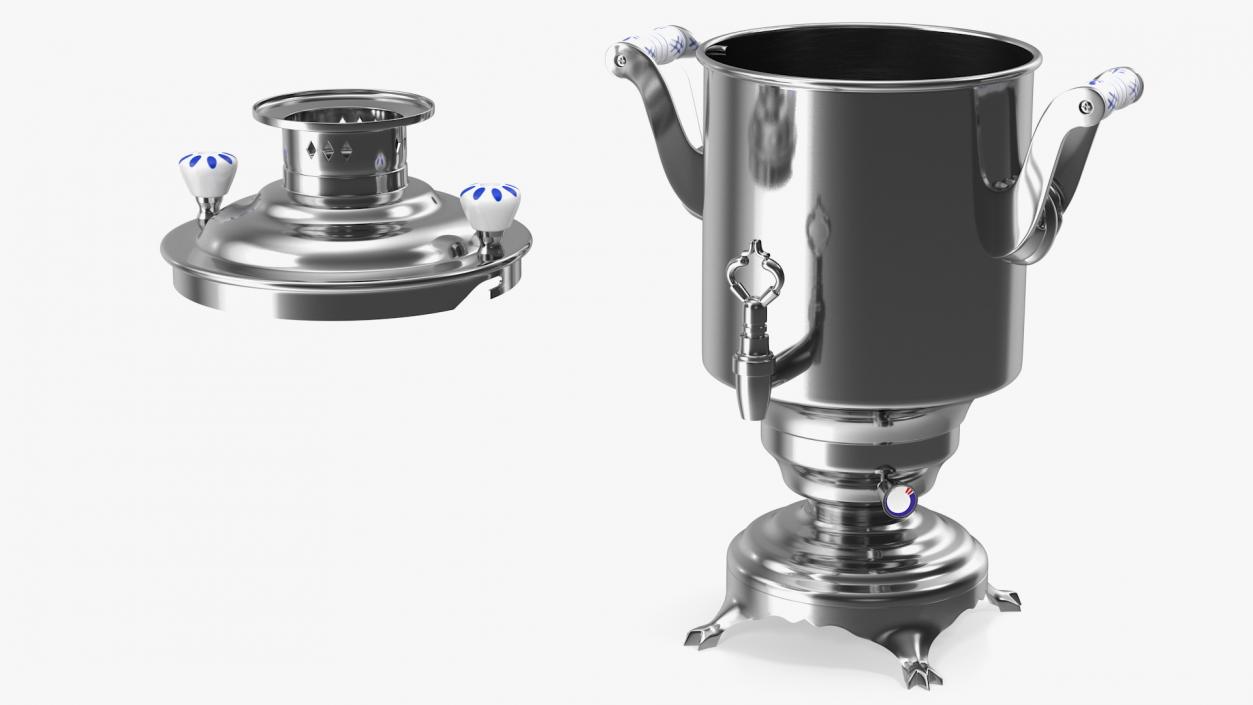 Modern Russian Samovar 3D