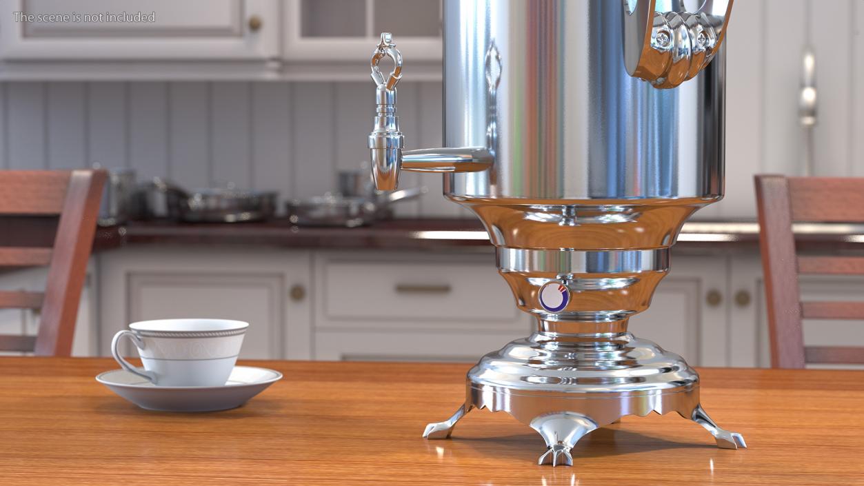 Modern Russian Samovar 3D