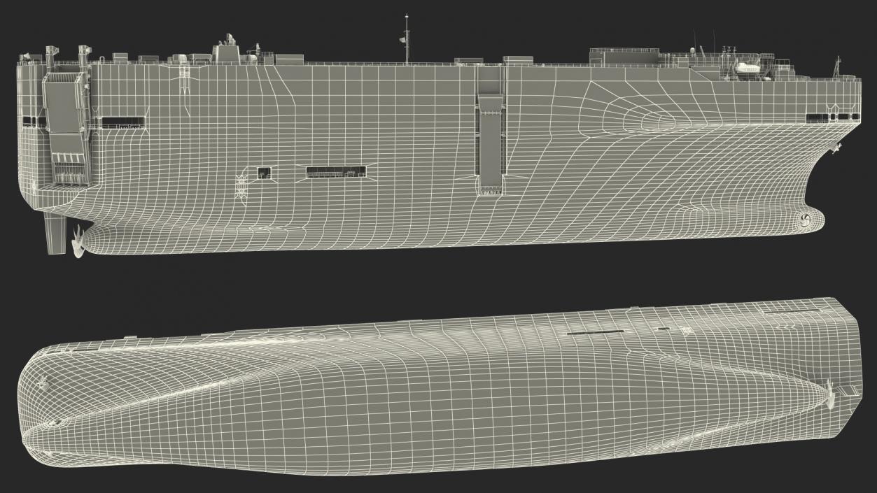 3D model Andromeda Leader Car Carrier Rigged