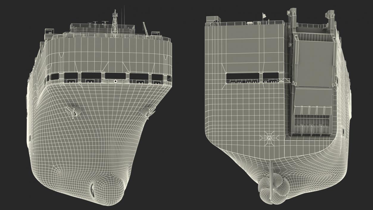 3D model Andromeda Leader Car Carrier Rigged