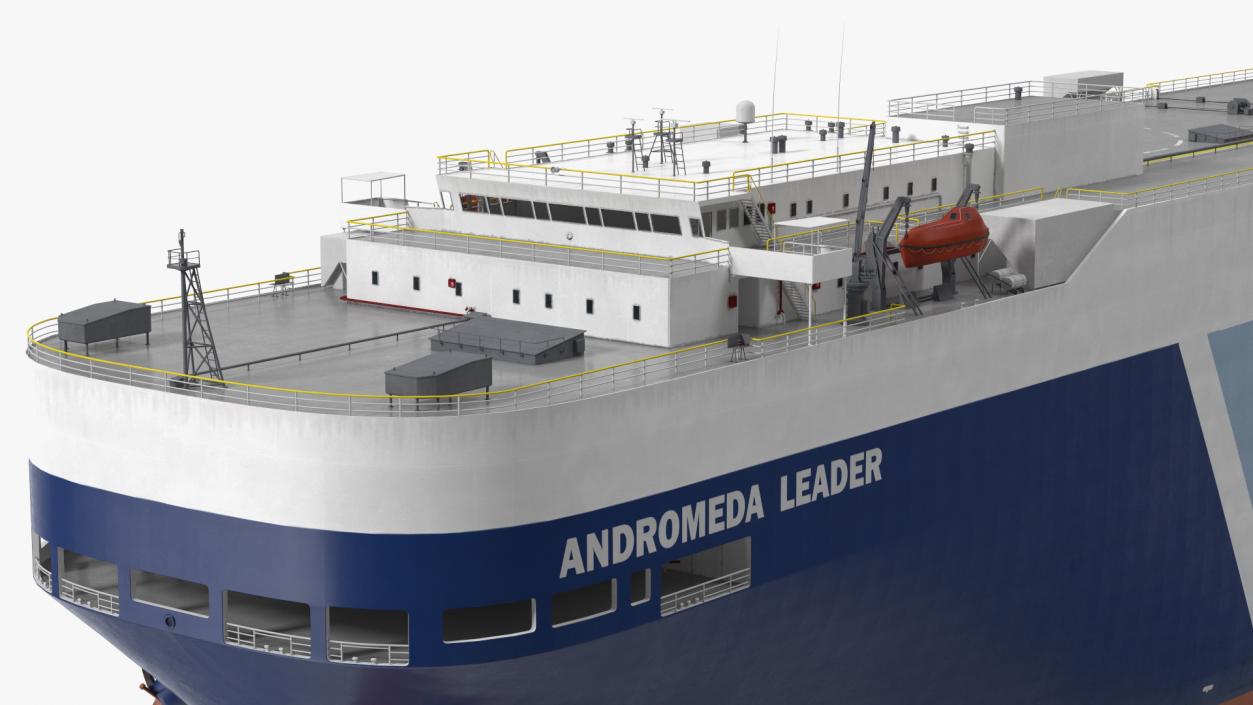 3D model Andromeda Leader Car Carrier Rigged