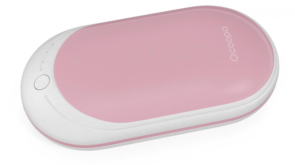 Portable Hand Warmer Ocoopa Pink 3D