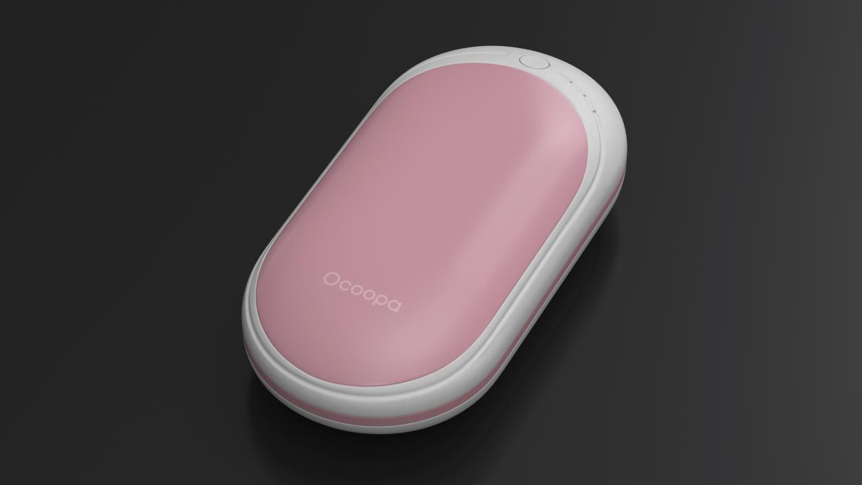 Portable Hand Warmer Ocoopa Pink 3D