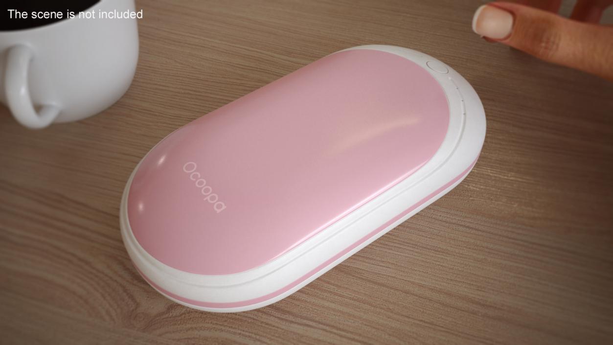 Portable Hand Warmer Ocoopa Pink 3D