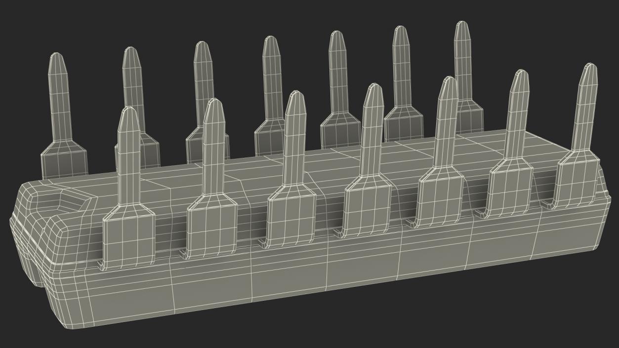 HD74LS08P Logic Gate Integrated Circuit 3D model