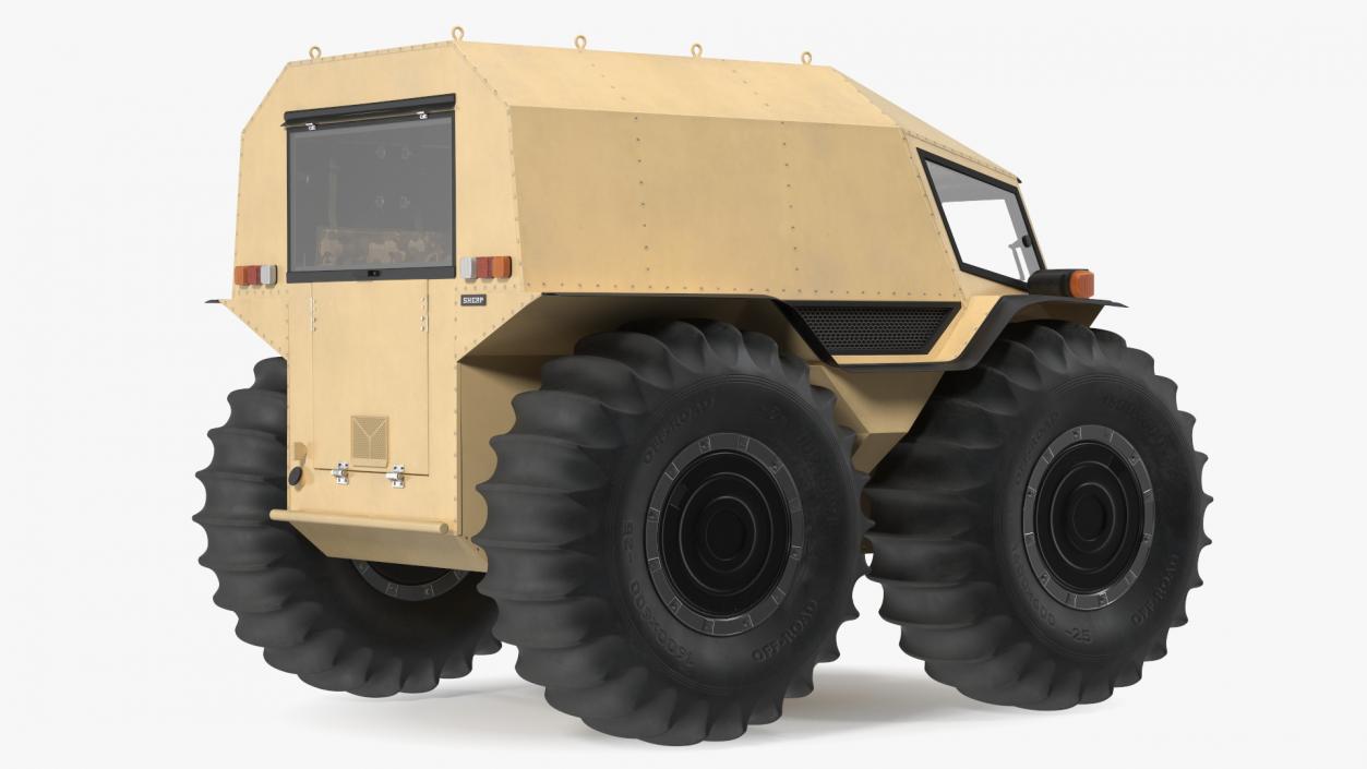 Sherp ATV Amphibien Offroader 3D model