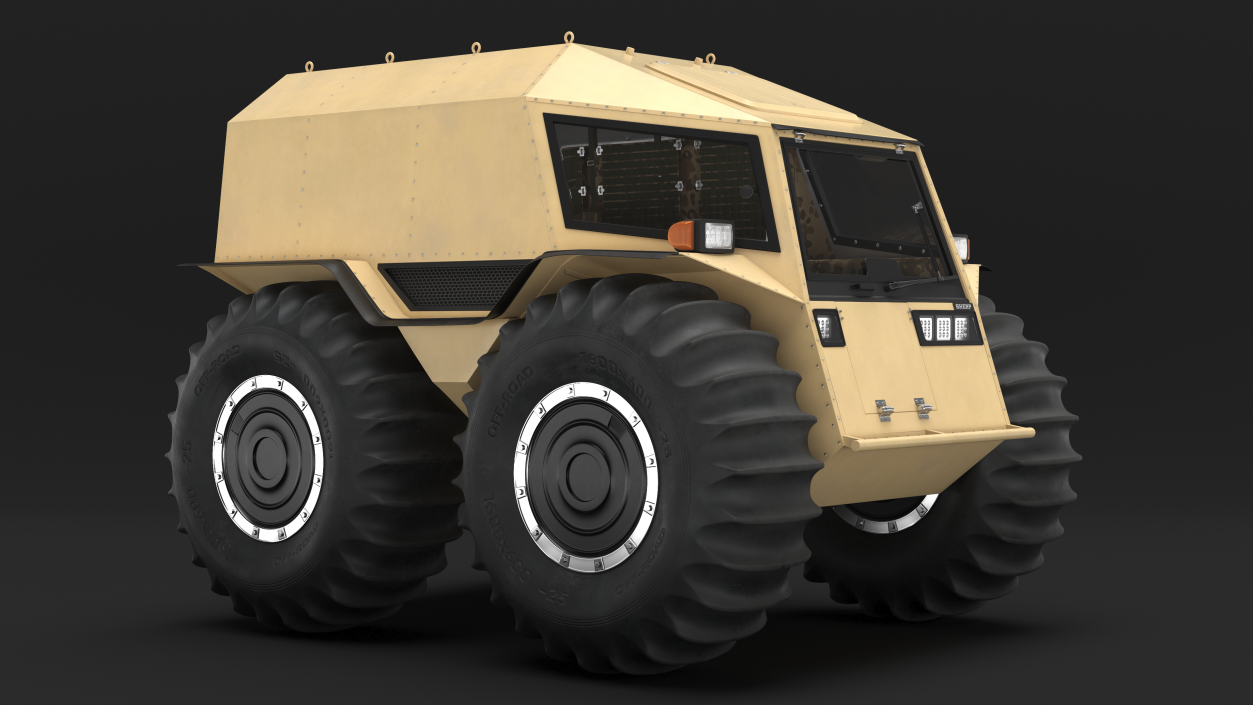 Sherp ATV Amphibien Offroader 3D model