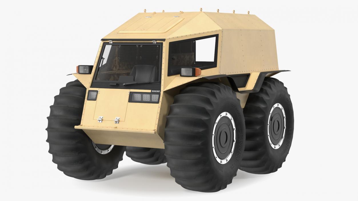 Sherp ATV Amphibien Offroader 3D model