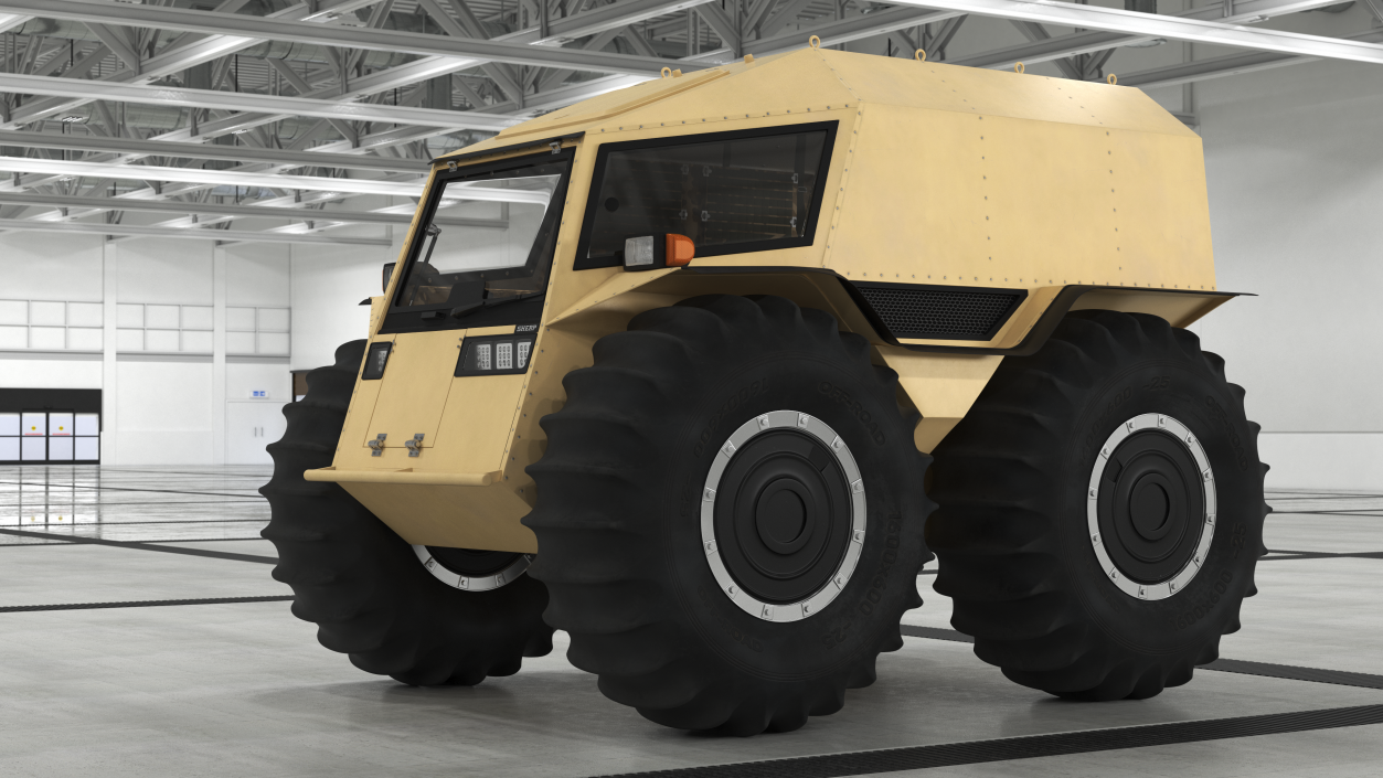 Sherp ATV Amphibien Offroader 3D model