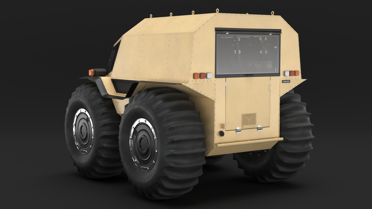 Sherp ATV Amphibien Offroader 3D model