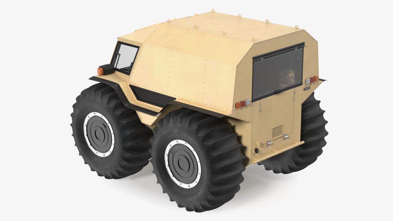 Sherp ATV Amphibien Offroader 3D model