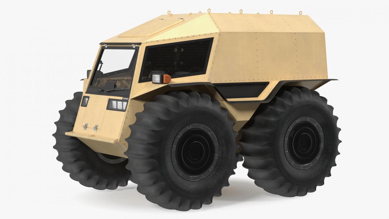 Sherp ATV Amphibien Offroader 3D model