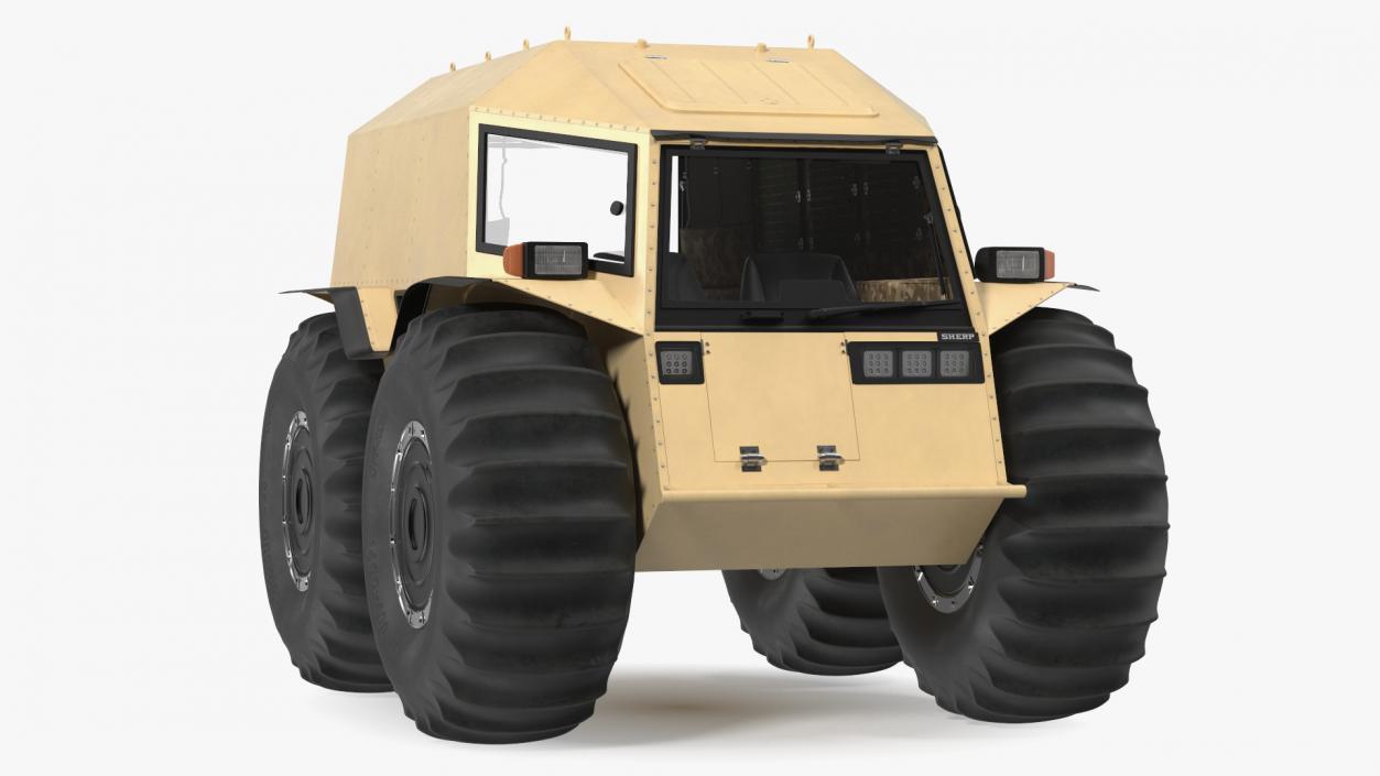 Sherp ATV Amphibien Offroader 3D model