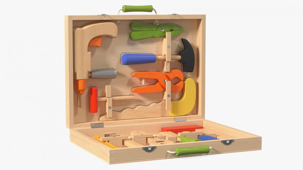 Wooden Toys Collection 6 3D model