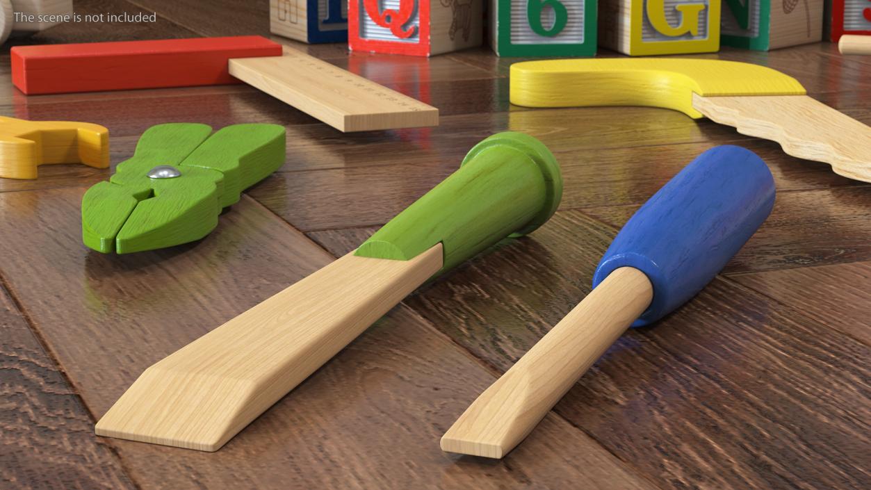 Wooden Toys Collection 6 3D model