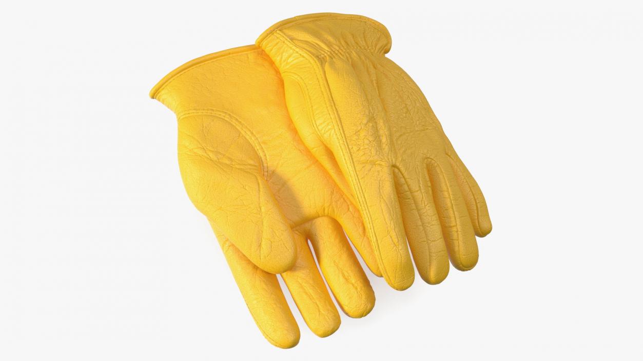 3D Mens Garden Soft Cowhide Gloves