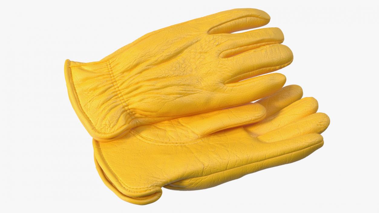 3D Mens Garden Soft Cowhide Gloves