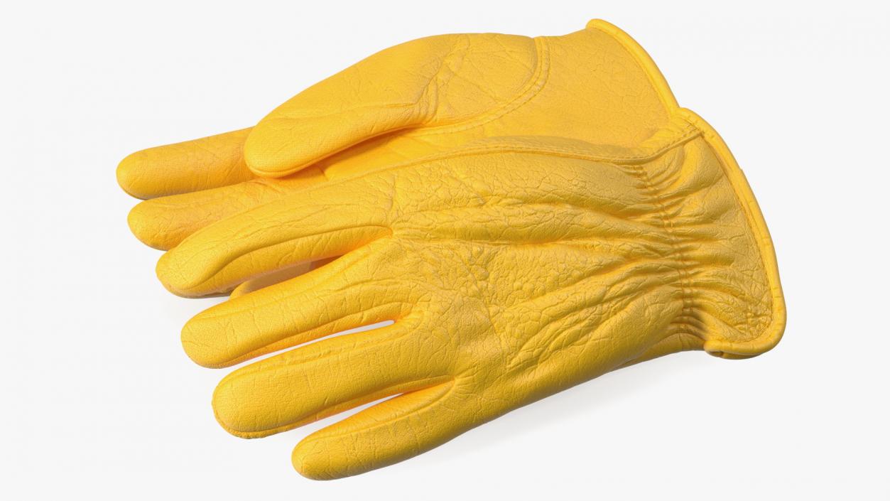 3D Mens Garden Soft Cowhide Gloves