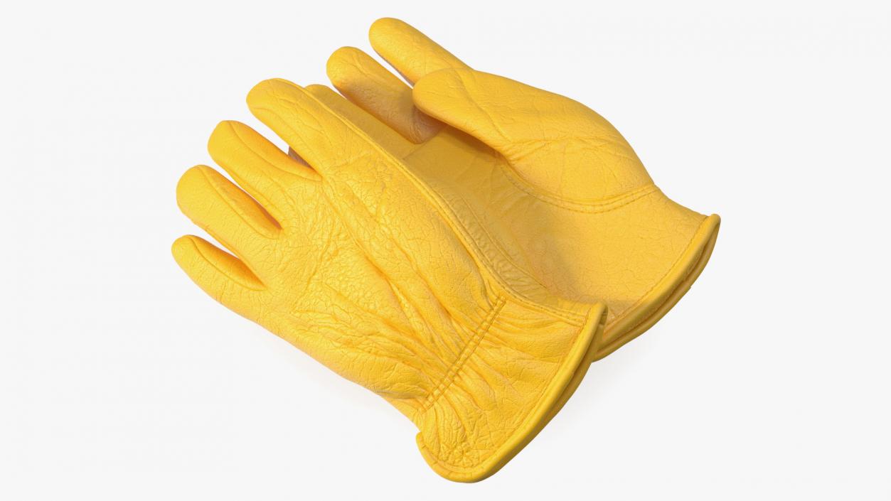 3D Mens Garden Soft Cowhide Gloves