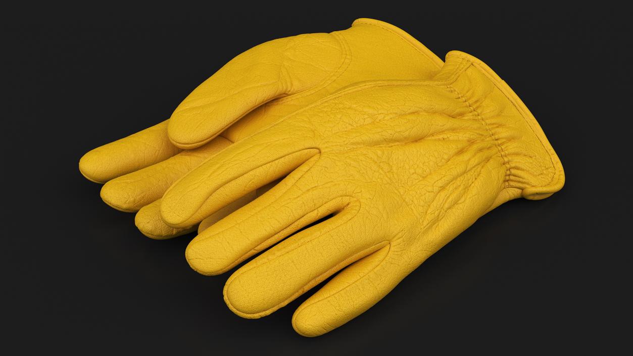 3D Mens Garden Soft Cowhide Gloves