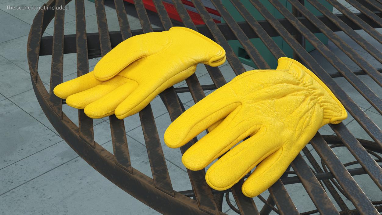 3D Mens Garden Soft Cowhide Gloves