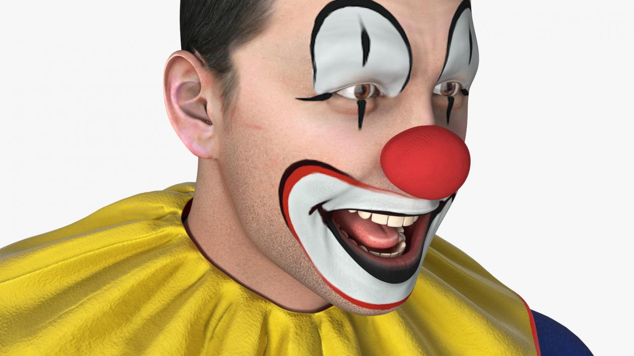 Funny Clown Dancing Pose 3D model