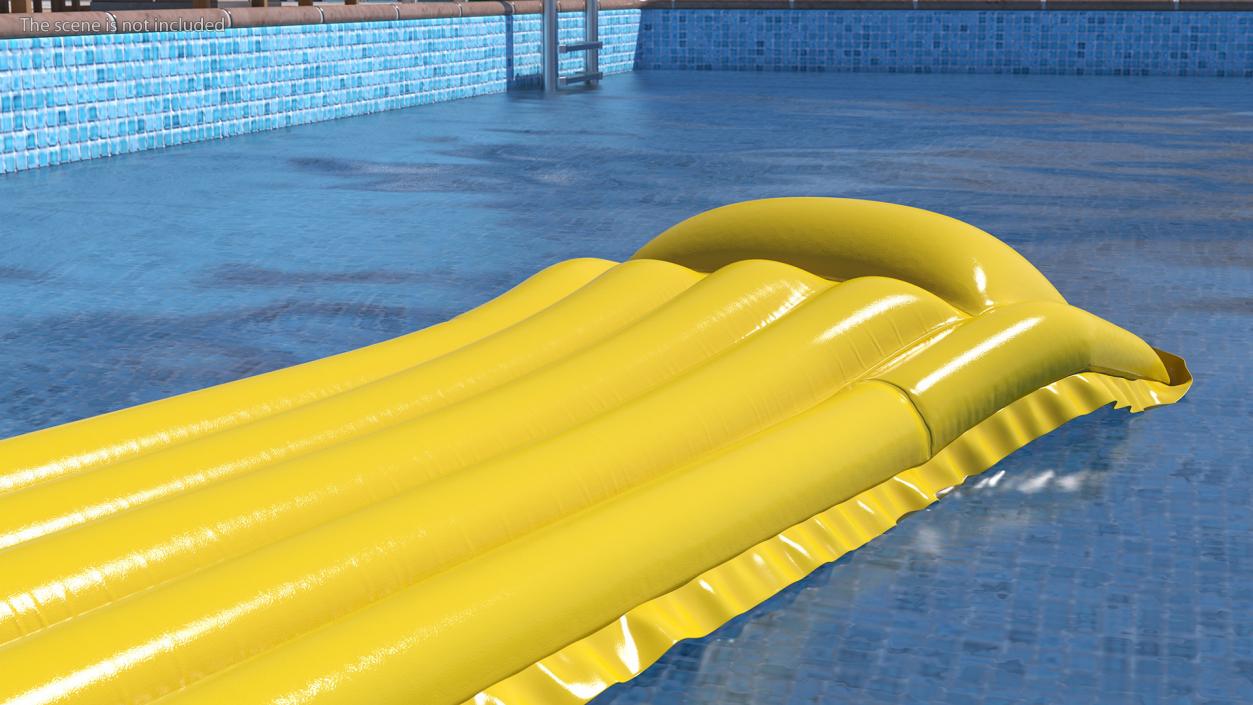 3D Yellow Vinyl Inflatable Sea Bed