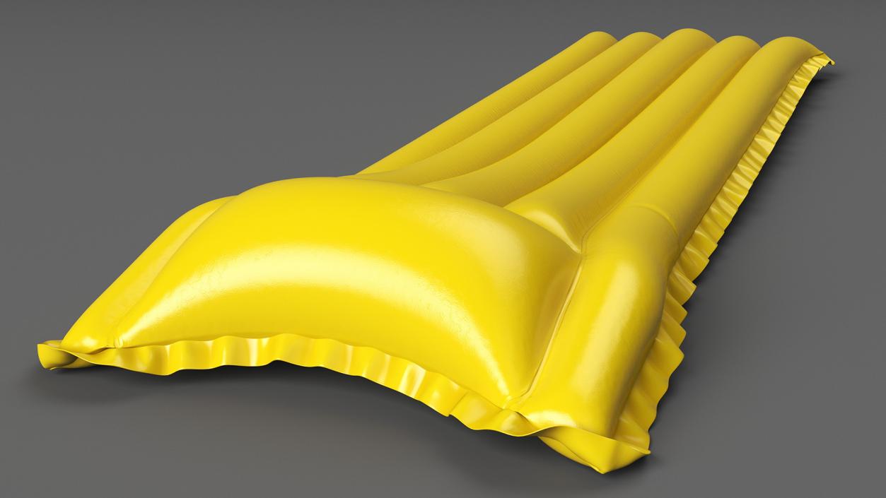 3D Yellow Vinyl Inflatable Sea Bed