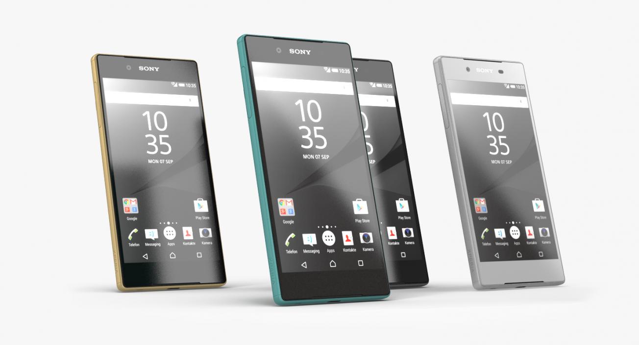 3D Sony Xperia Z5 Set model