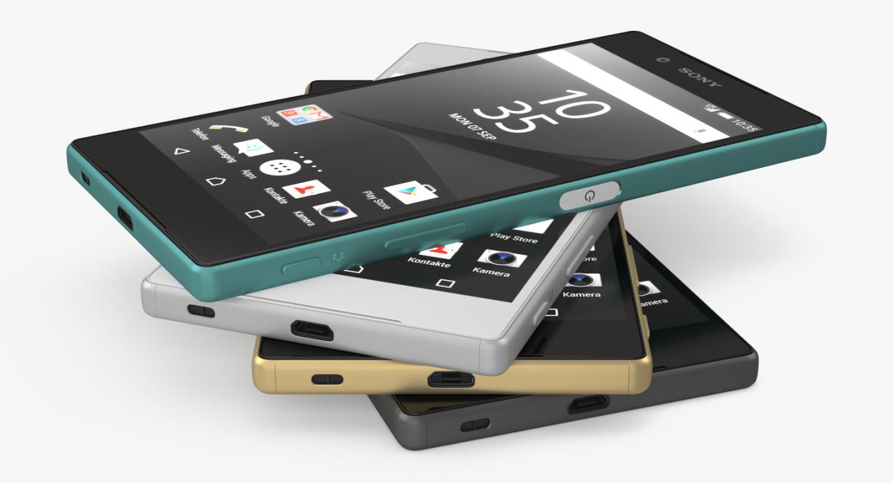 3D Sony Xperia Z5 Set model