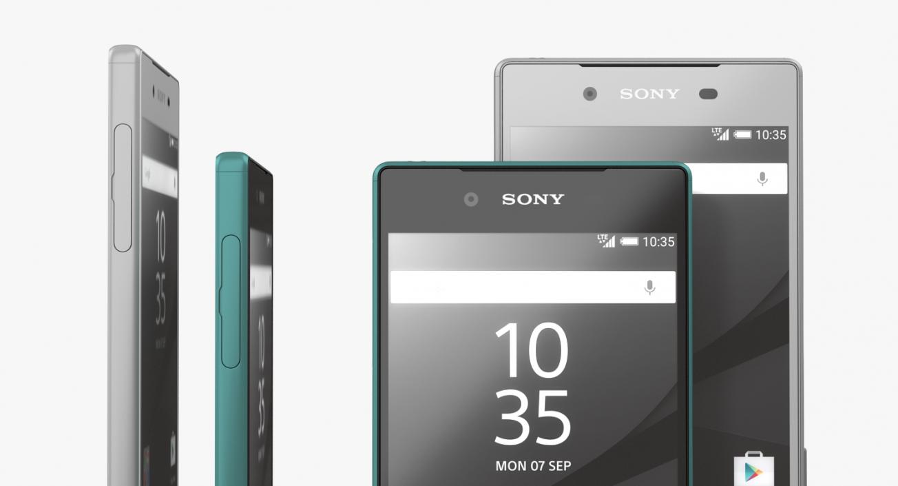 3D Sony Xperia Z5 Set model